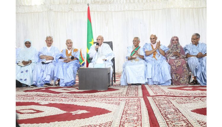 الغزواني من أوجفت: وكالة لتطوير الواحات وإعادة هيكلة شركة تمور موريتانيا