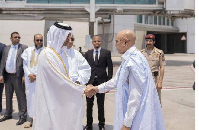 الرئيس الغزواني يصل الدوحة لتقديم واجب العزاء في وفاة الأمير الوالد الشيخ حمد بن خليفة آل ثاني