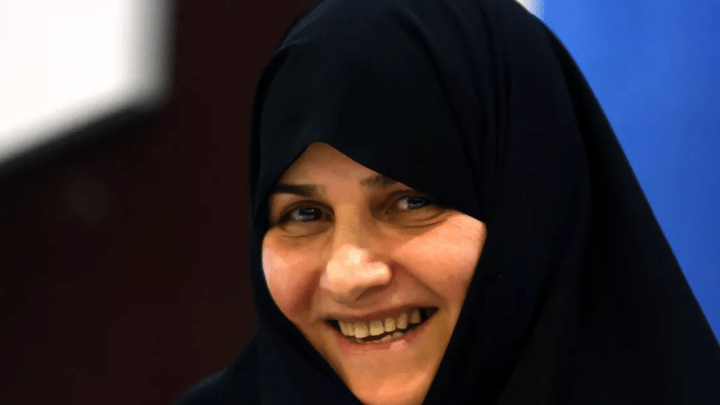 زوجة الرئيس الايراني"جميلة علم الهدى"