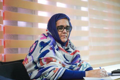 لمات بنت اومن رئيسة مراقبة السوق